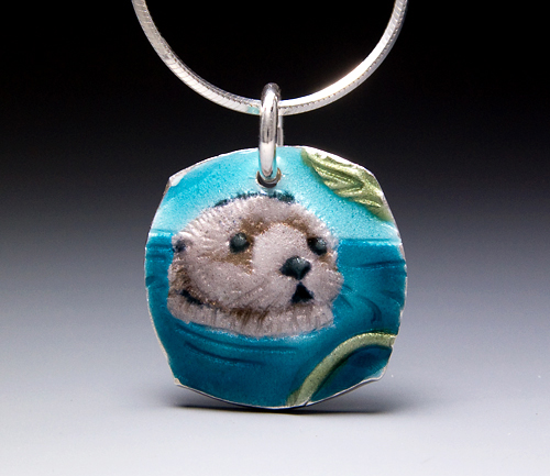 Sea Otter Enamel Relic