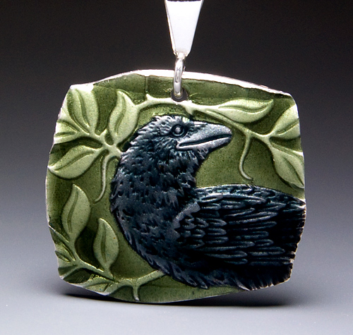 Raven Enamel Relic