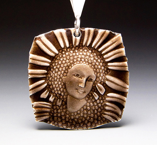 Sunflower Enamel Relic